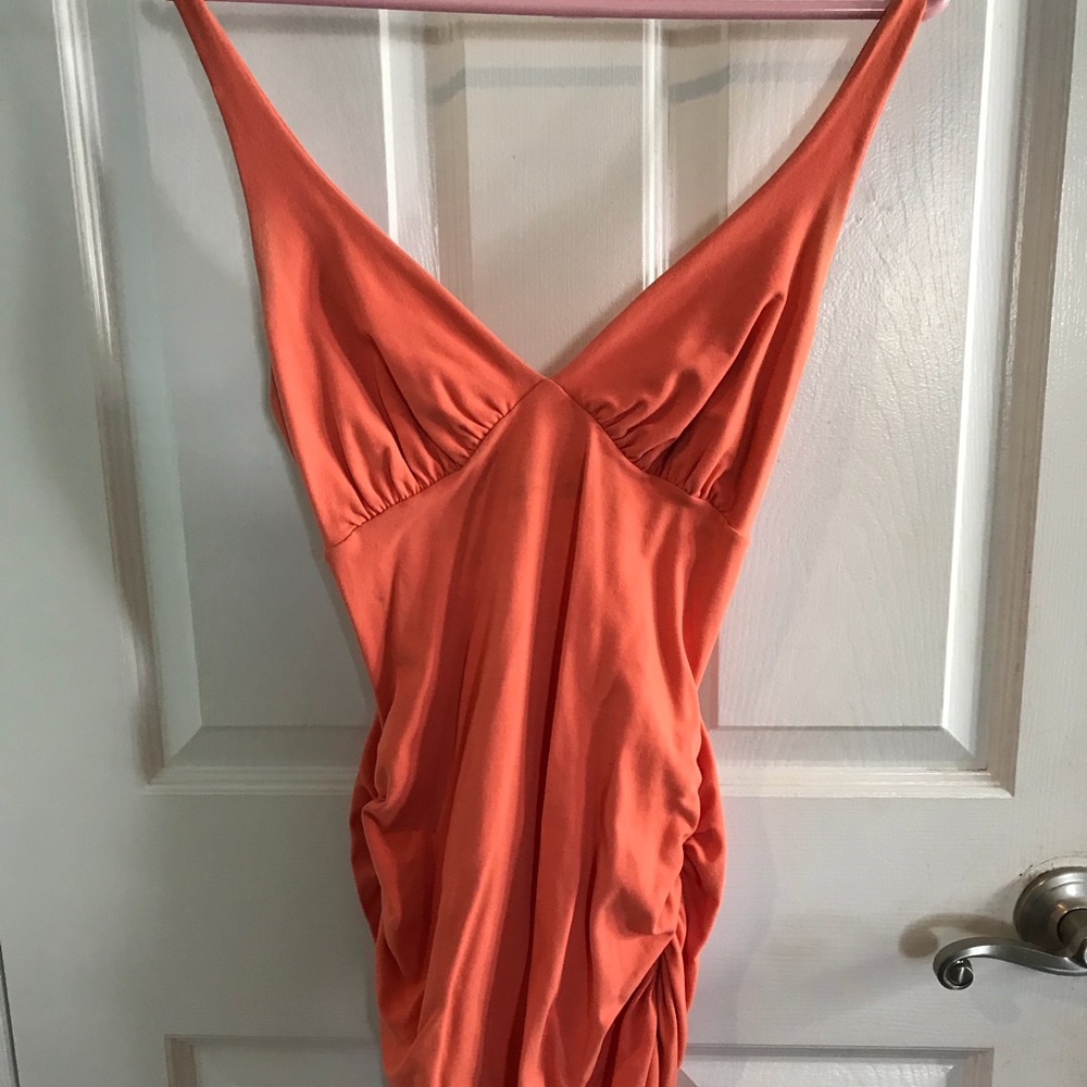 Susan Monaco Orange Tight Dress